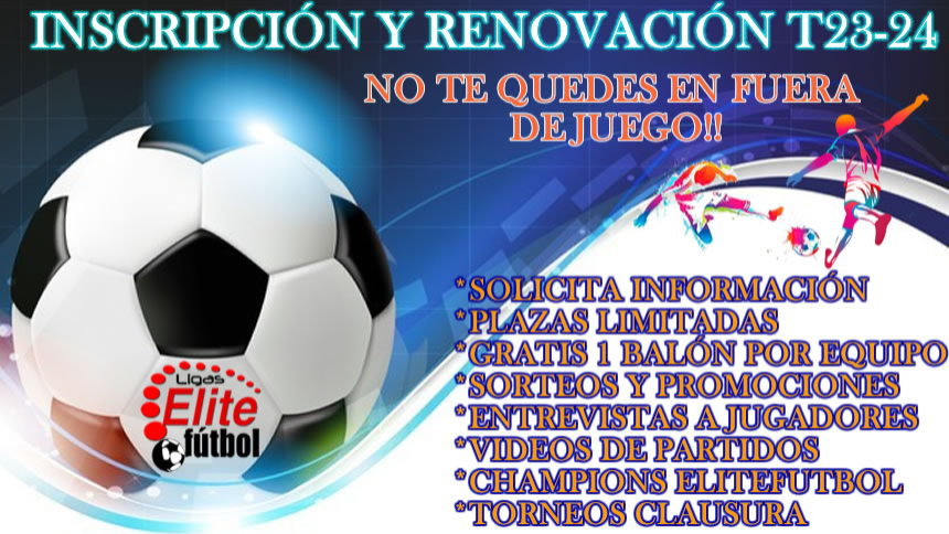 INSCRIPCIONES Y RENOVACIONES TEMPORADA 2023-2024
